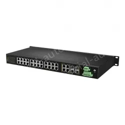 [full gigabit 28 port] managed industrial switch 24 RJ45 ports