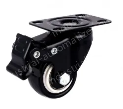 Casters 1.5-inch universal brakes
