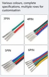LED light connecting cable 26AWG*5 and (7/0.12TS)
