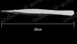 Stainless steel tweezers Straight tip (thick) 20cm