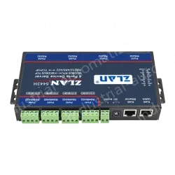 4 RS232 serial ports and 4 RS422/485 serial ports Serial Device Server