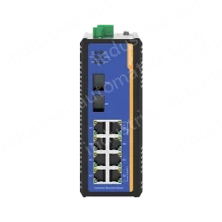 2 Ports Gigabit SFP + 8 Ports Gigabit T(x) Din-Rail Managed Industrial Ethernet Switch