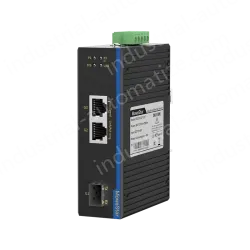 1 Port Gigabit SFP + 2 Ports Gigabit RJ45 Din Rail industrial media converter