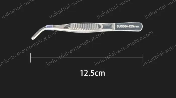 Stainless steel tweezers Curved round head (304 models) 12.5cm