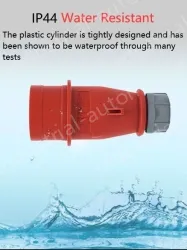 16A4-pole 400V surface mount plug