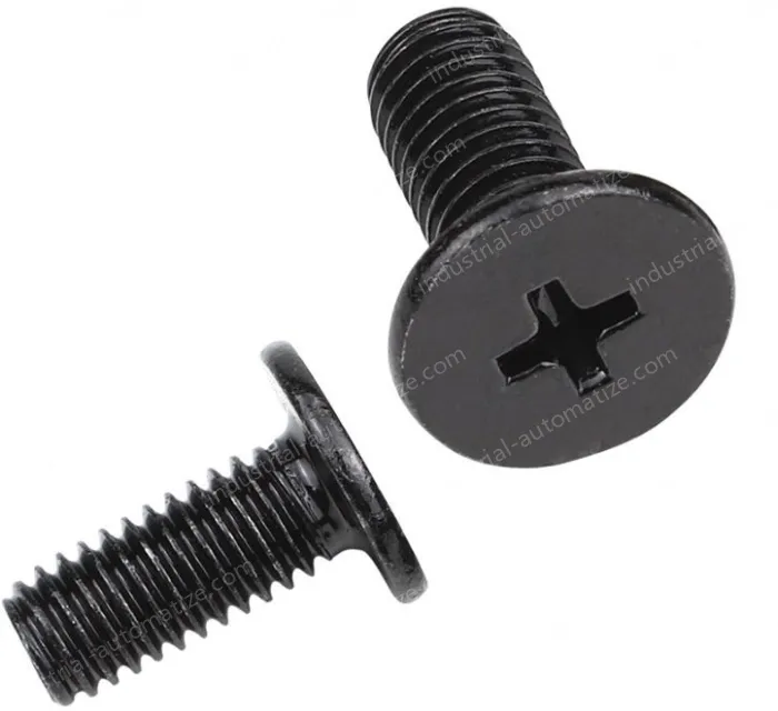 Carbon steel thin head screws M6*16*12