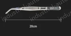 Stainless steel tweezers Curved round head (304 models) 20cm
