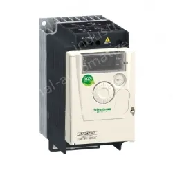 ATV12H075M3 variable speed drive, Altivar 12, 0.75kW, 1hp, 200 to 240V, 3 phases, with heat sink