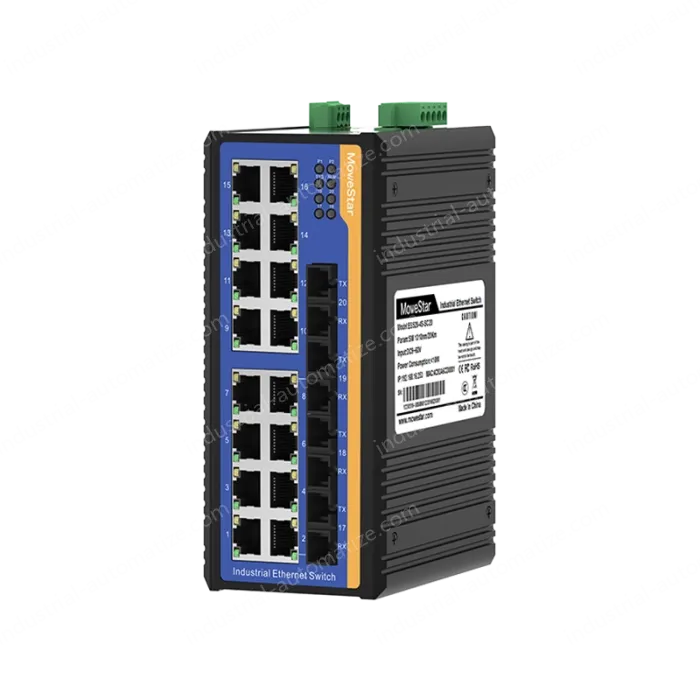[100 Gigabit 4 Optical 16 Electrical] Ring Network Management Industrial Switch