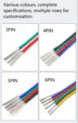 LED light connecting cable 18AWG*3 and (34/0.14TS)
