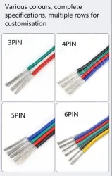 LED light connecting cable 24AWG*4 and (11/0.16TS)