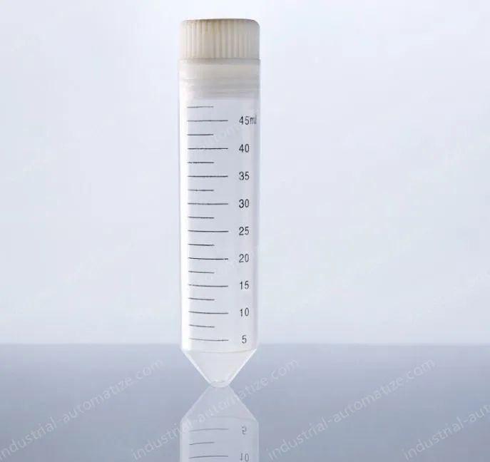 50 ml centrifuge tubes are internally rotated with round bottoms
