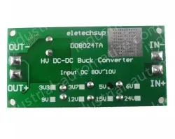 DC-DC high-voltage buck module Input DC 14~80V Output 12V With terminals