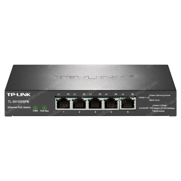 5 x 2.5G/1G adaptive RJ45 ports 2.5G Ethernet PoE switch