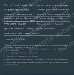 40W luxury glue gun + 30 glue sticks