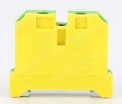 EK16 Grounding Terminal Block Grounding Plastic Terminal Yellow and Green Grounding Terminal Rail Terminal