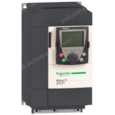 Variable Speed Drives Discontinued AC Drives Altivar 71 Variable Frequency Drives VFD ATV71HU75N4 variable speed drive ATV71 - 7.5kW-10HP - 480V - EMC filter-graphic terminal