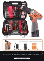 4S anti-drop 210 pieces + electric drill set