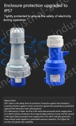 5 pole 63A connector