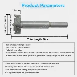 Woodworking hole opener 23mm