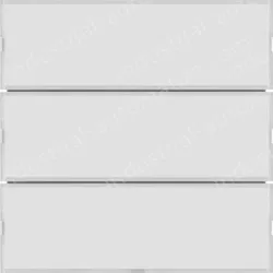 Push-button 3g, lab. field,RGB LED, int. temp.sensor, KNX-S.1/B.3/B.7,f.wh.p.wh