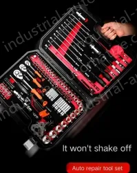 Upgraded 72-tooth bent shank auto repair 37-piece set