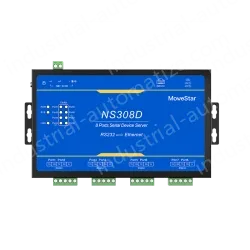 8 Ports RS232 Serial to 100M Ethernet Server