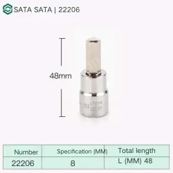 CAC 8mm with a total length of 48mm-22206