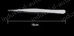 Stainless steel tweezers Straight tip (thick) 18cm