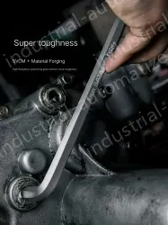 Short flat head hex wrench 6mm 82312