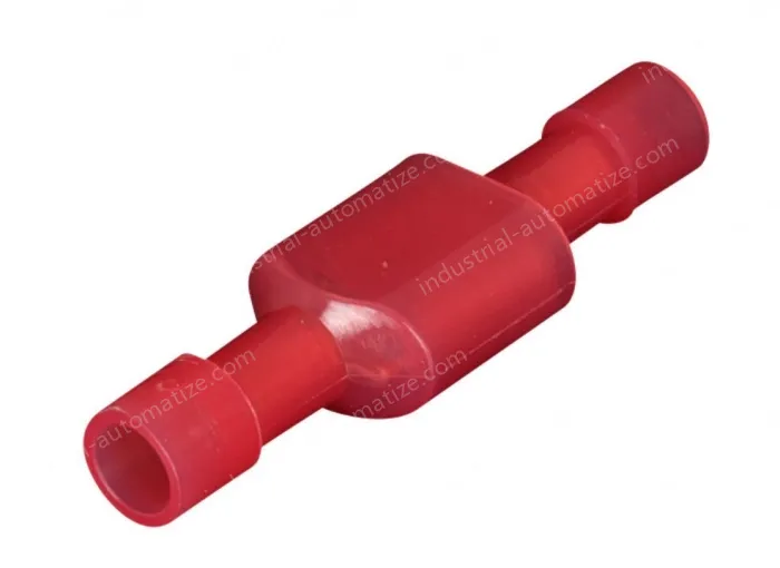 FDFN1.25-250(Red male and female）Fully insulated terminal with cold crimp termination