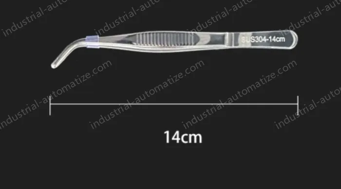 Stainless steel tweezers Curved round head (304 models) 14cm