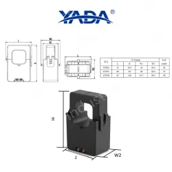 CTF35-600A/5A miniature open current transformer snap-on transformer for retrofitting