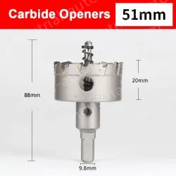 Stainless steel special hole opener 51mm