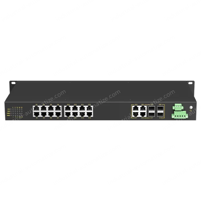 4 Ports Gigabit Combo + 16 Ports Gigabit RJ45 Rack-mount Unmanaged Industrial Ethernet Switch