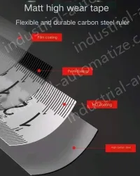 Upgraded feel: 5 meters, ruler width, 19mm-91334A