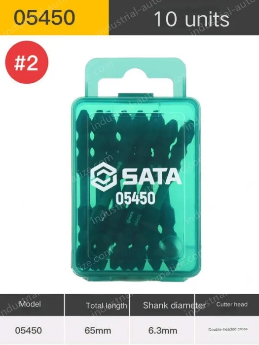 10Pcs double-ended cross #2 with total length 65mm-05450