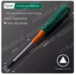 Triangle head screwdriver 2.3