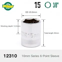 CALC-15mm-10mm series 3/8-12310