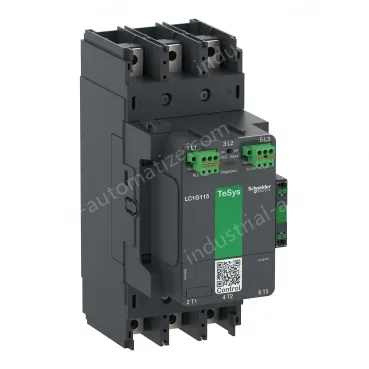LC1G185EHEA Contactor, high power, TeSys Giga, advanced version, AC-3, <= 440V, 185A, 3 pole/NO, 48-130VAC/DC coil