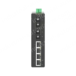 2 Ports 100M F(x) + 4 Ports 10/100M T(x) Din-Rail Unmanaged Industrial Ethernet Switch