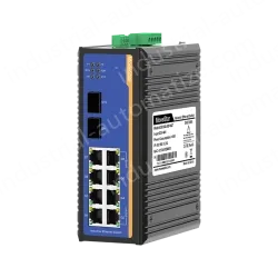 2 Ports Gigabit SFP + 8 Ports Gigabit T(x) Din-Rail Managed Industrial Ethernet Switch
