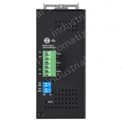 Layer 2 management of ring network industrial boost PoE switches