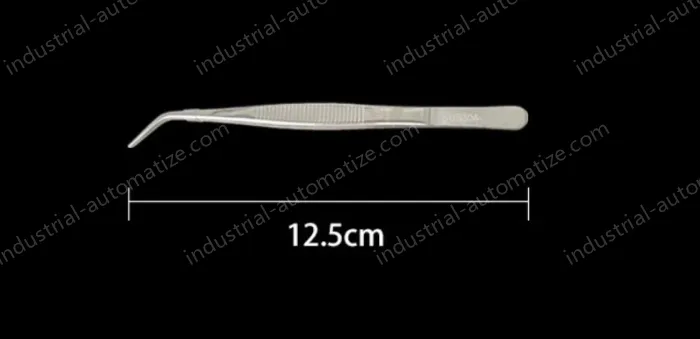 Stainless steel tweezers Curved tip (304 models) 12.5cm