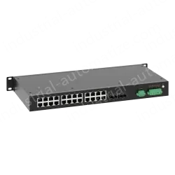 2 Ports 100M FX + 24 Ports 10/100M RJ45 Rack-mount Managed Industrial Ethernet Switch