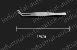 Stainless steel tweezers Curved round head (thick) 14cm