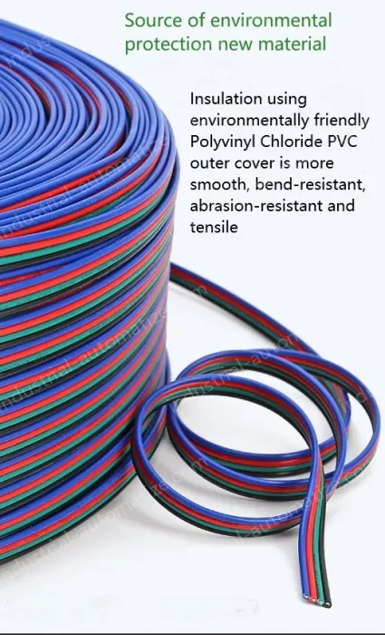 LED light connecting cable 24AWG*10 and (11/0.14TS)