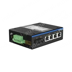 1 Port 100M F(x) + 4 Ports 10/100M T(x) Din-Rail Unmanaged Industrial Ethernet Switch