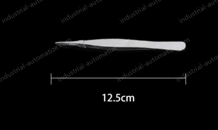 Stainless steel tweezers Straight tip (thick) 12.5cm