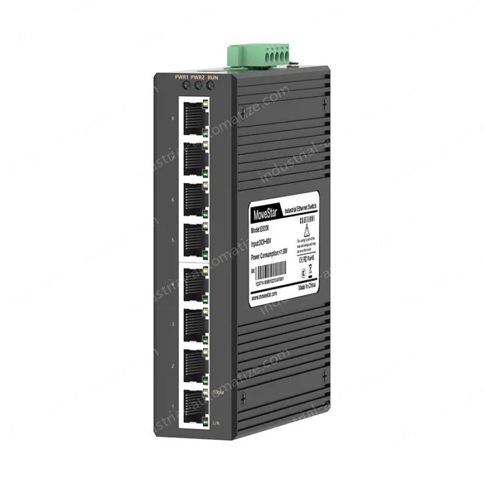 8 Ports 10/100M T(x) Din-Rail Unmanaged Industrial Ethernet Switch